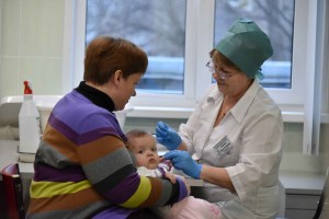 19 января 2015 Мэр Москвы Сергей Собянин осмотрел детскую поликлинику № 131 в районе Раменки ЗАО