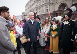 Мэр Москвы Сергей Собянин посетил столичный День города