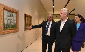 26 мая 2016 Мэр Москвы Сергей Собянин осмотрел новый частный Музей русского импрессионизма