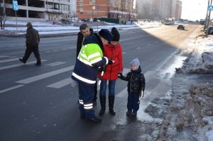 Профилактическую беседу «Маленький пешеход» проведут в ЦАО. Фото: пресс-служба управы Пресненского района