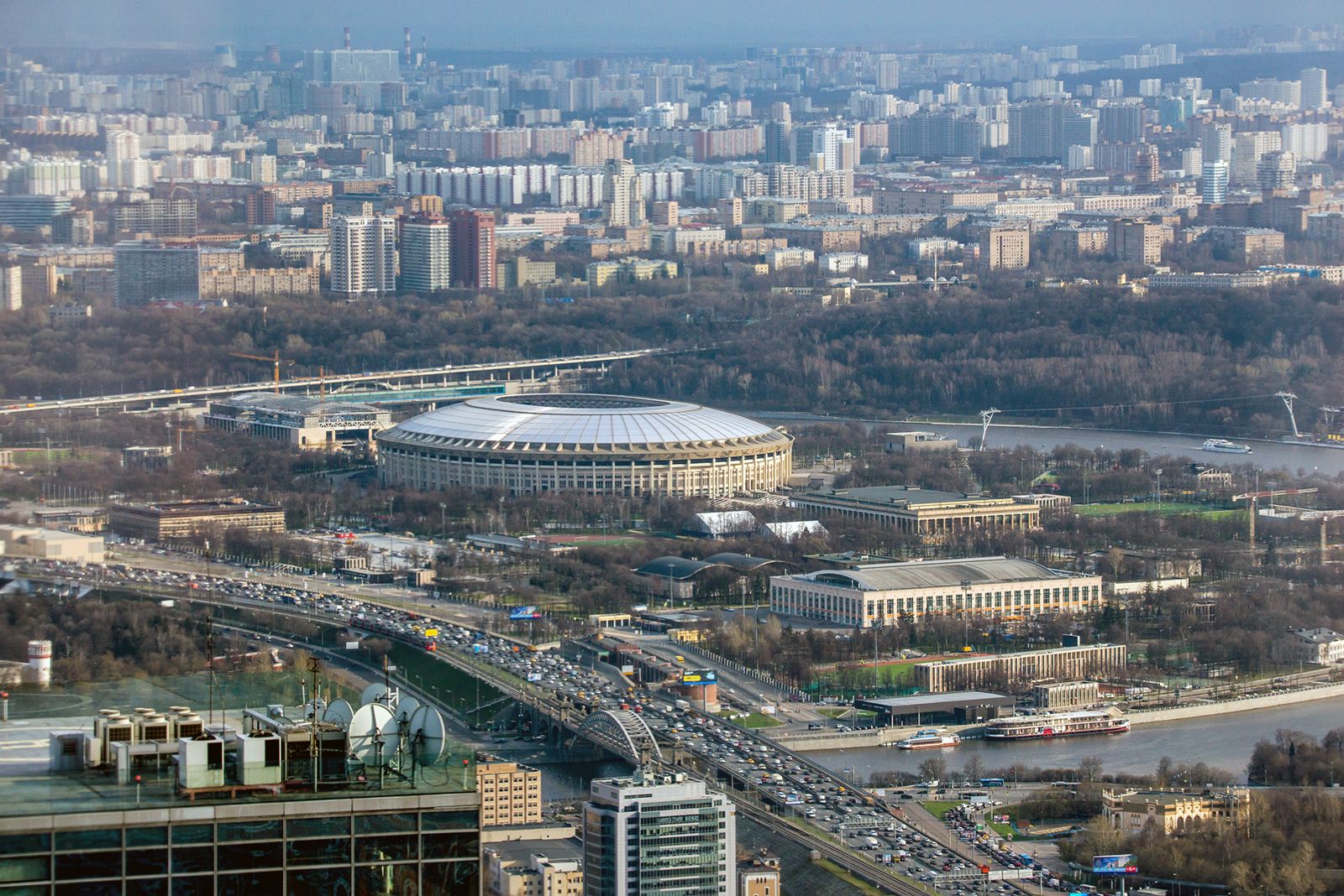 Смотровая площадка стадиона Лужники