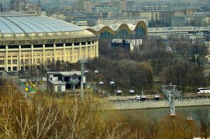 Экскурсия для школьников района прошла в спорткомплексе Лужники. Фото: Анна Быкова