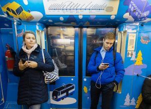 Новогодние поезда проследуют через «Парк Культуры». Фото: сайт мэра Москвы