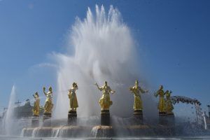 Москва готова к открытию сезона фонтанов. Фото: Владимир Новиков, «Вечерняя Москва»