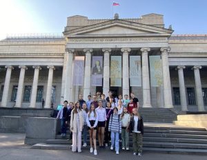 Ученики школы №1535 посетили музей Пушкина. Фото: Telegram-канал образовательного учреждения