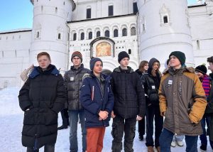 Ученики 7 класса лицея №1535 совершили поездку в Ярославль. Фото: страница лицея №1535 в социальных сетях
