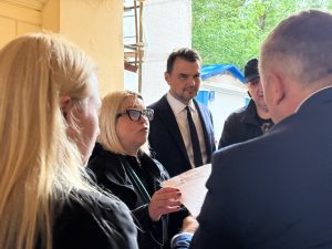 Обход территории провел глава управы района. Фото: страница управы района Хамовники в социальных сетях