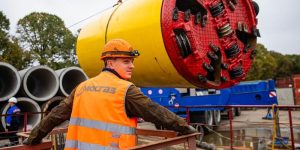 Тонель Кропоткинского подводного газопровода полностью проложили. Фото: пресс-служба Департамента жилищно-коммунального хозяйства города Москвы