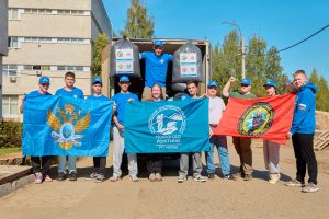 Партию гуманитарной помощи отправили студенты РТУ МИРЭА. Фото: пресс-служба РТУ МИРЭА