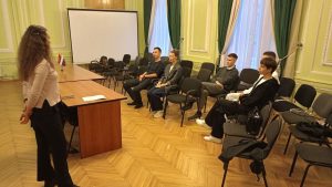 Прошлое первое заседание Молпалаты в 4 квартале. Фото: страница Молодежной палаты района Хамовники в социальных сетях