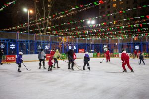 Хоккейный мастер-класс с чемпионом Ильей Зубовым организуют сотрудники управы Хамовники. Фото: пресс-служба префектуры Центрального административного округа города Москвы
