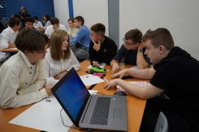 Для студентов МПГУ провели интеллектуально-развлекательную игру. Фото: Анна Быкова, «Вечерняя Москва»